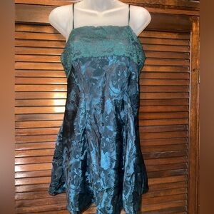 Victoria’s Secret Gold Label Green Slip Dress